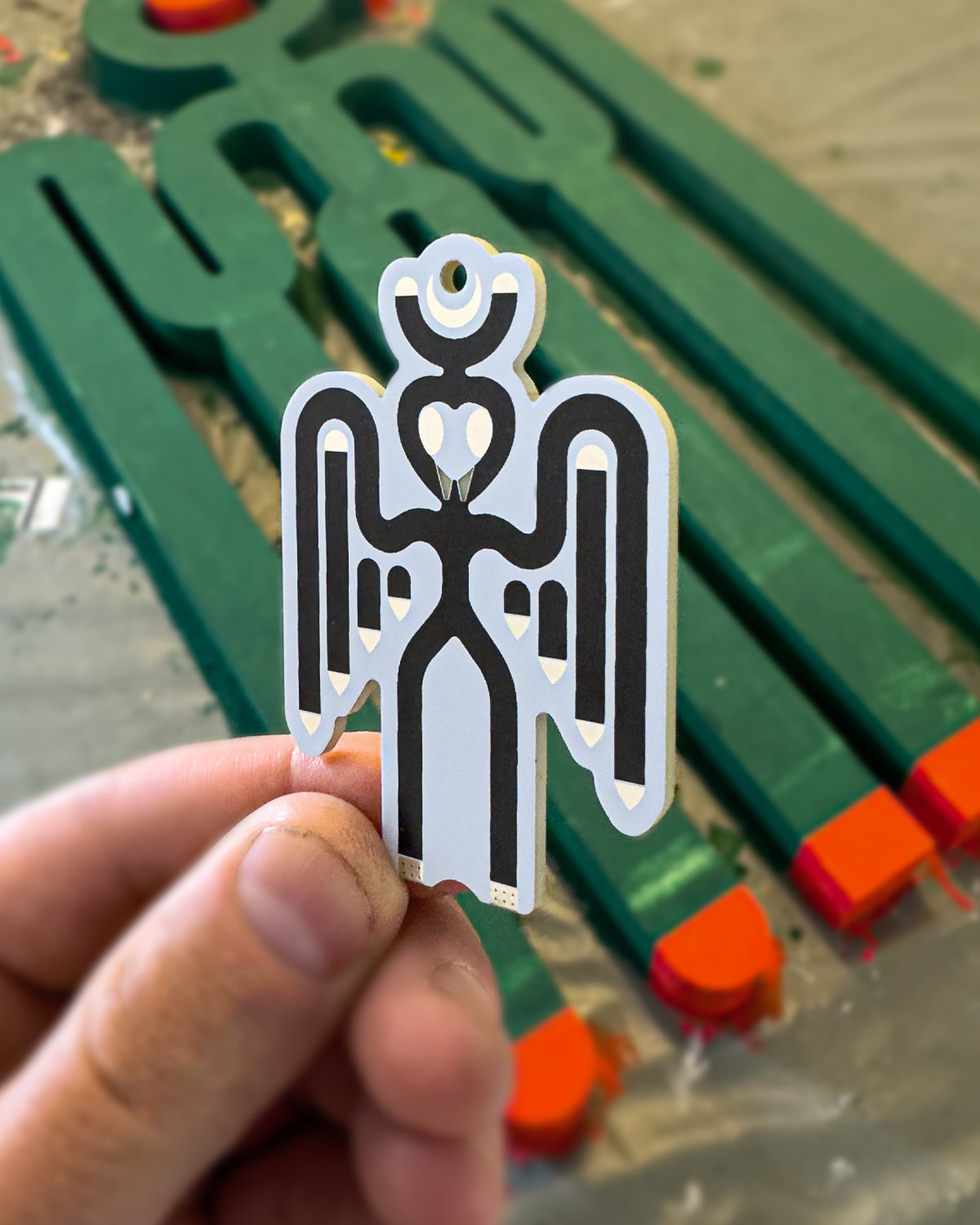 Mothman pcb Paradise Keychain