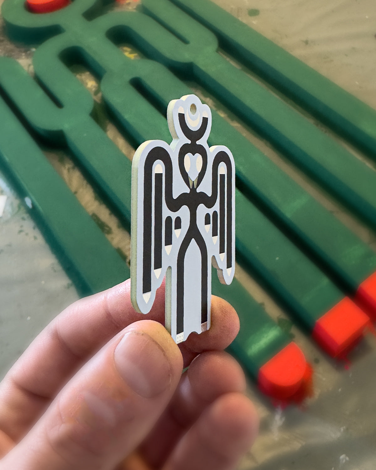 Mothman pcb Paradise Keychain
