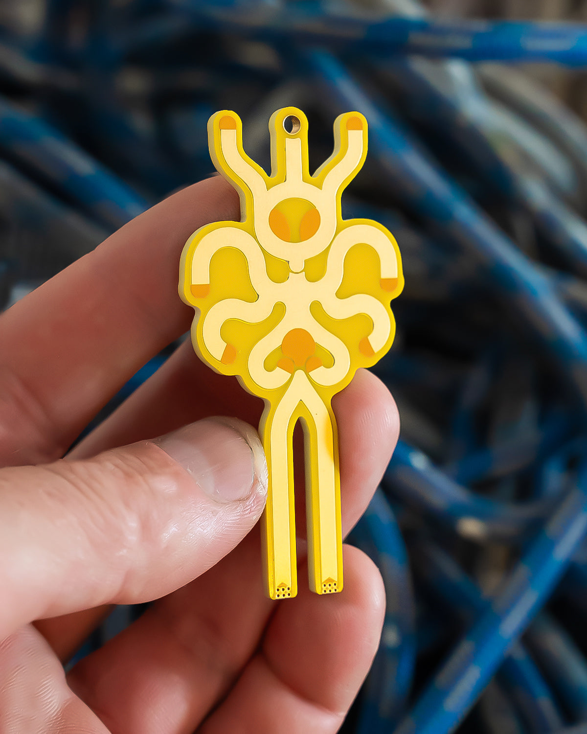 golden mantis keychain