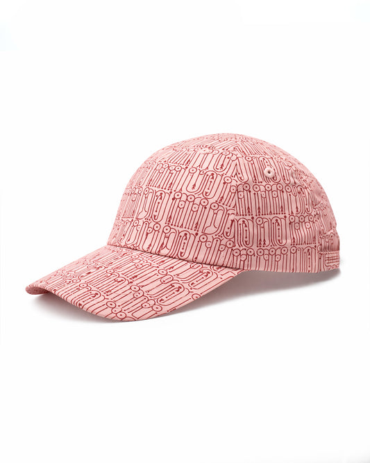 Pink red  _6Panel cap